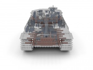 fully built panzer tiger tank late 1944 clay inte Modello 3D