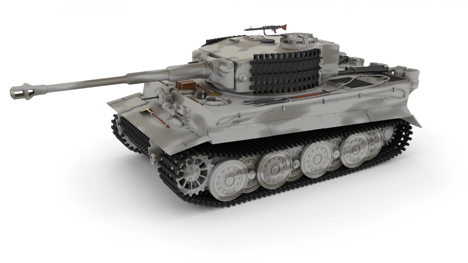 panzer tiger tank late 1944 v3 3D Model .c4d .max .obj .3ds .fbx .stl .blend 