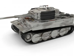 carro armato panzer tigre fine 1944 v3 Modello 3D
