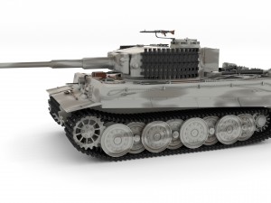 panzer tiger tank late 1944 v3 3D 모델