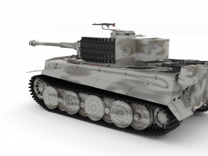 panzer tiger tank late 1944 v3 3D 모델