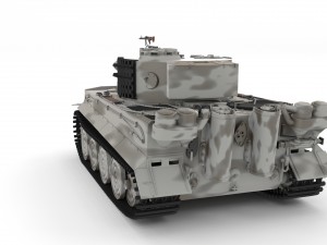 panzer tiger tank late 1944 v3 3D 모델