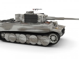 panzer tiger tank late 1944 v3 3D 모델