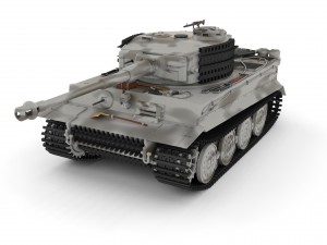 panzer tiger tank late 1944 v3 3D 모델