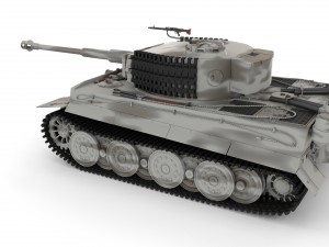panzer tiger tank late 1944 v3 3D 모델