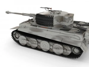 panzer tiger tank late 1944 v3 3D Model