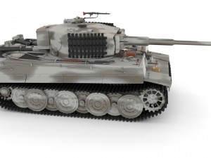 panzer tiger tank late 1944 v3 3D 모델