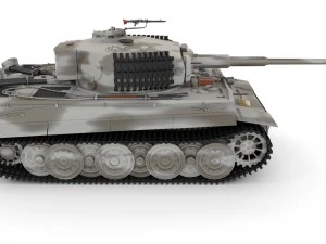 fully built panzer tiger tank late 1944 v3 3D Model
