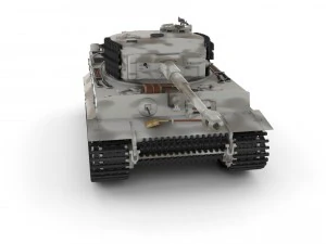 fully built panzer tiger tank late 1944 v3 3D Model