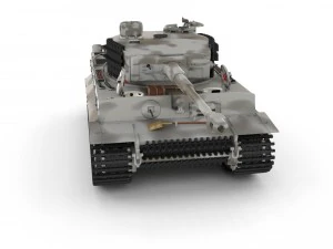 fully built panzer tiger tank late 1944 v3 3D Model