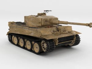 panzer tiger tank early 3D Model