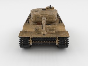 panzer tiger tank early Modello 3D