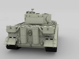 panzer tiger tank early 3D Model