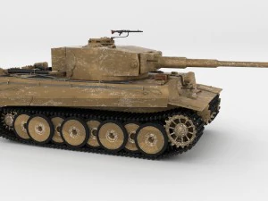panzer tiger tank early 3D Model
