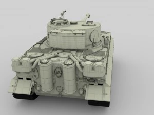 panzer tiger tank early 3D Model