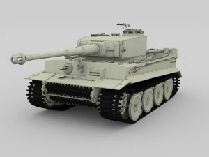 panzer tiger tank early 3D Model