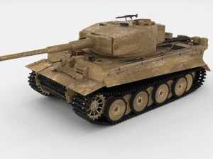 panzer tiger tank early 3D Model