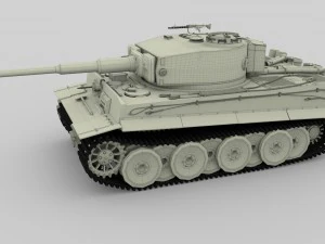 panzer tiger tank early 3D Model