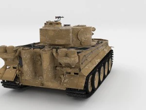 panzer tiger tank early 3D Model
