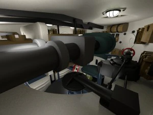 fully built panzer tiger tank early interior and 3D Model