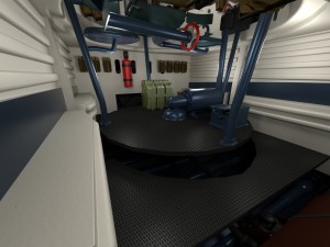 fully built panzer tiger tank early interior and Modello 3D