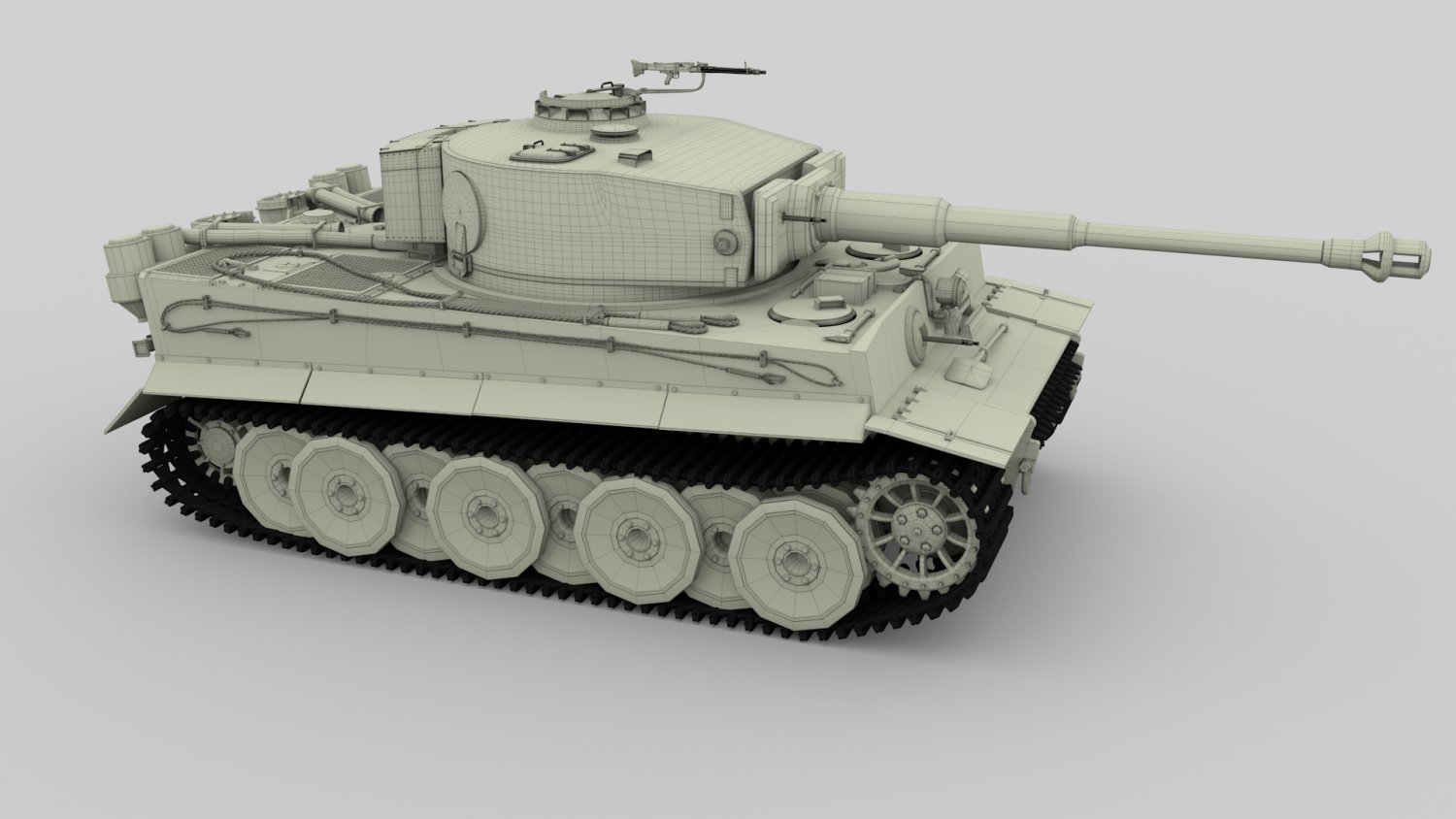 Panzer Tiger Tank Early With Interior 3d Model In Tank 3dexport