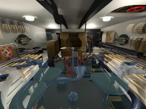 panzer tiger tank late 1944 v3 with interior 3D Model