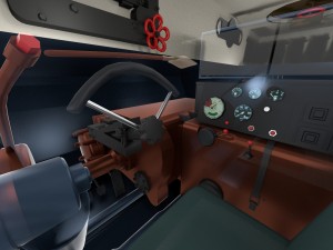 panzer tiger tank late 1944 v3 with interior 3D Model