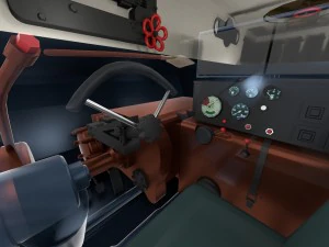 panzer tiger tank late 1944 v3 with interior 3D Model