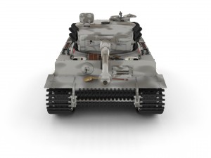 panzer tiger tank late 1944 v3 with interior 3D Model