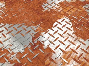 weathered diamond plate 3D मॉडल