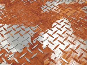 weathered diamond plate 3D मॉडल