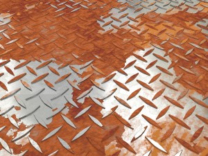 weathered diamond plate 3D मॉडल