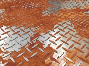 weathered diamond plate 3D मॉडल