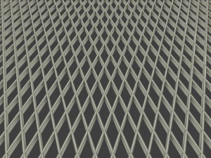 open lattice plate 3D Model