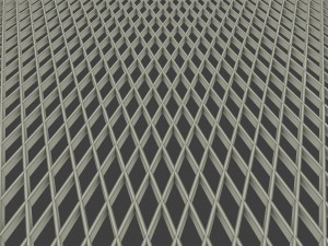 open lattice plate 3D Model