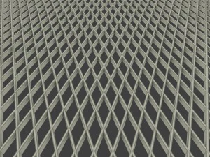 open lattice plate 3D Model