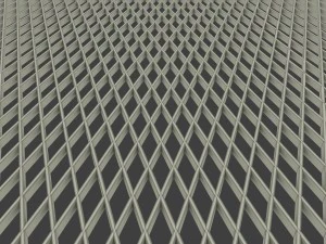 open lattice plate 3D Model