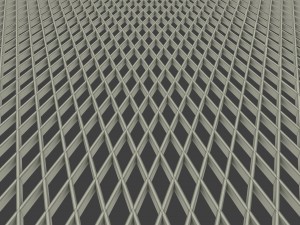 open lattice plate 3D Model