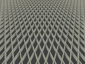 open lattice plate 3D Model
