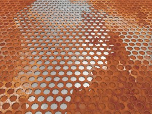 weathered honeycomb plate 3D Model