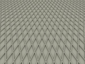 weathered lattice plate 3D Модель