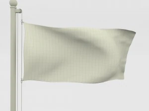 animated us flag 3D Model