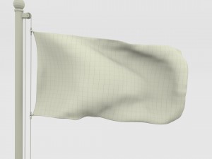 animated german flag 3D Модель