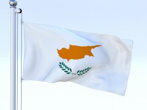 animated cyprus flag 3D Модель