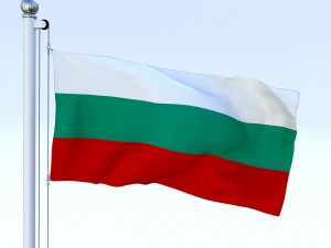 animated bulgaria flag 3D मॉडल