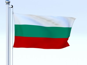 animated bulgaria flag 3D Модель