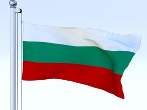 animated bulgaria flag 3D Модель