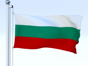 animated bulgaria flag 3D Модель