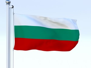 animated bulgaria flag 3D Модель